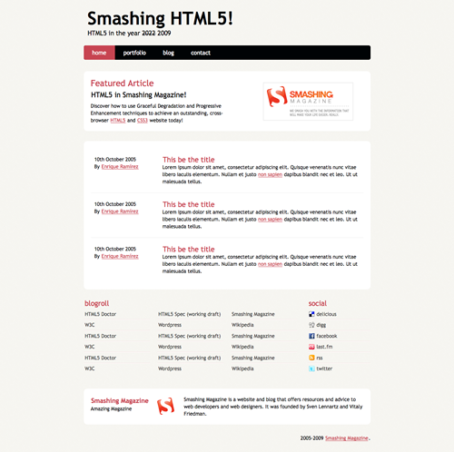 design thumb Ultimate resources for learning HTML5