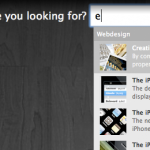 A fancy Apple.com-style search suggestion