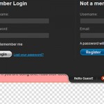 Create a Nice & Clean Sliding Login Panel in jQuery -web-kreation