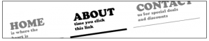 fadingmenu 300x59 The best tutorials combining HTML,CSS,PHP and JQuery