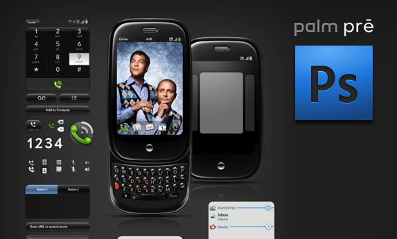 palmprepsd iPhone GUI 3.0 and Palm Pre PSD