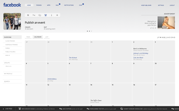 6 FACEBOOK FACELIFT   Beautiful Facebook Concept Design