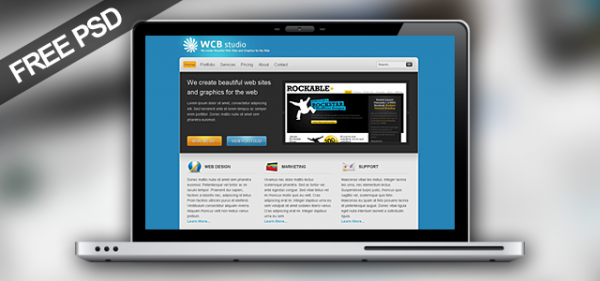 wcb 600x281 15 High Quality Free PSD Wordpress Theme