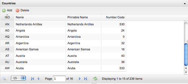 flexigrid  Flexigrid   Feature Rich Data Grid For jQuery