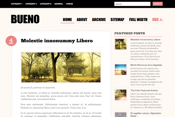 bueno-wordpress-themes bueno wordpress themes 28 Clean and Minimalist WordPress Themes