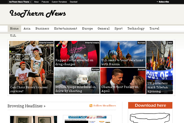 isotherm isotherm 108 Free High Quality Wordpress Themes