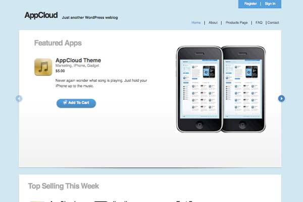 appcloud appcloud 108 Free High Quality Wordpress Themes
