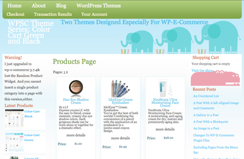 color-cart color cart1 108 Free High Quality Wordpress Themes