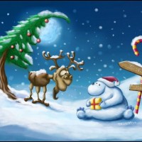 37 200x200 Free 40 Merry Desktop Christmas Wallpapers