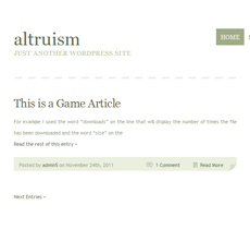 altruism Altruism