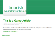 boorish Boorish