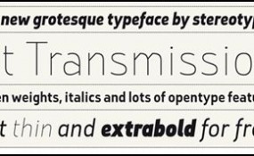 St Transmission 122 285x175 25 Professional High Quality Free Fonts