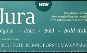 Jura 59 285x175 25 Professional High Quality Free Fonts