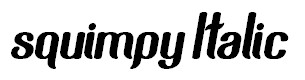 Squimpy-font